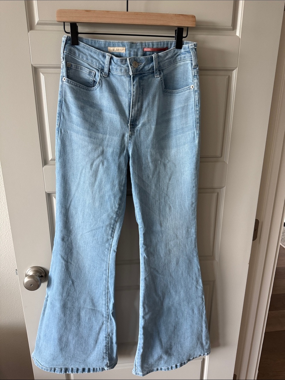 Pilcro Light Blue Flare Jeans